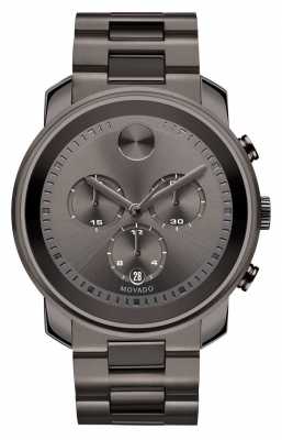 Movado bold Large Chronograph Gunmetal Gray Ion-plated 3600277 Movado bold Large Chronograph Gunmetal Gray Ion-plated 3600277