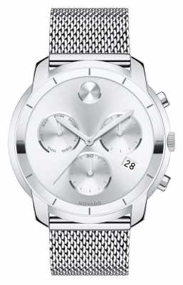 Movado BOLD Chronograph Stainless Steel Mesh Bracelet 3600371 Movado BOLD Chronograph Stainless Steel Mesh Bracelet 3600371