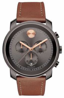 Movado Bold Grey Dial Chronograph Men's Watch 3600421 Movado Bold Grey Dial Chronograph Men's Watch 3600421
