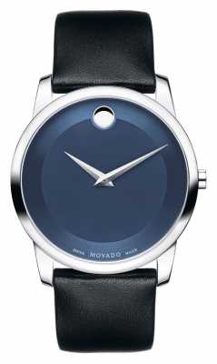 Movado Men's Museum Classic Stainless Steel Blue Museum Dial 0606610 Movado Men's Museum Classic Stainless Steel Blue Museum Dial 0606610