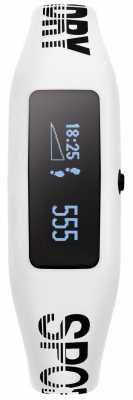 Superdry Unisex Fitness Tracker White Silicone Strap SYG202W Superdry Unisex Fitness Tracker White Silicone Strap SYG202W