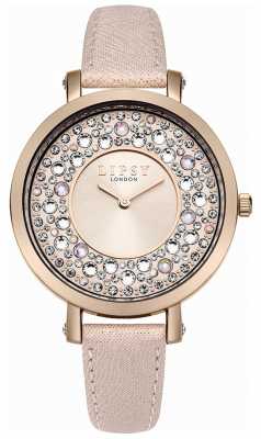 Lipsy Womans Pink PU Strap Pink Dial LP492 Lipsy Womans Pink PU Strap Pink Dial LP492