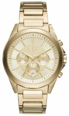 Armani Exchange Mens Gold Toned Chronograph AX2602 Armani Exchange Mens Gold Toned Chronograph AX2602