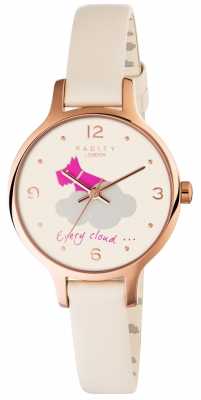 Radley Womans Silver Lining Cream Leather RY2478 Radley Womans Silver Lining Cream Leather RY2478