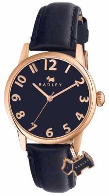 Radley Womans Liverpool Street Navy Leather Strap RY2456 Radley Womans Liverpool Street Navy Leather Strap RY2456