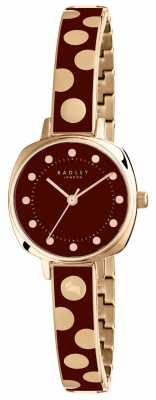 Radley Womans Kennington Spot Enamel Burgundy RY4274 Radley Womans Kennington Spot Enamel Burgundy RY4274