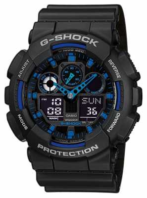 Casio Mens G-Shock Alarm Chronograph Blue GA-710-1A2ER Casio Mens G-Shock Alarm Chronograph Blue GA-710-1A2ER