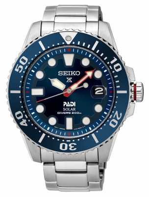 Seiko Mens PADI Prospex Solar Blue Dial SNE435P1 Seiko Mens PADI Prospex Solar Blue Dial SNE435P1