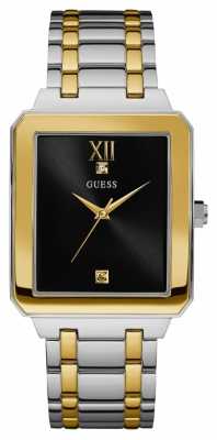 Guess Mens Highrise Two Tone Black Dial W0917G3 Guess Mens Highrise Two Tone Black Dial W0917G3