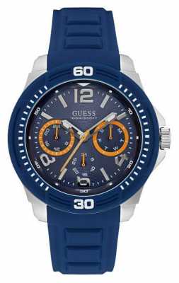 Guess Mens Tread Blue Strap Blue Dial W0967G2 Guess Mens Tread Blue Strap Blue Dial W0967G2