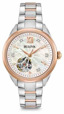 Bulova Women's Automatic Diamond Watch 98P170 Bulova Women's Automatic Diamond Watch 98P170