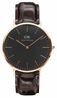 Daniel Wellington Unisex Classic Black York Watch 40mm DW00100128 Daniel Wellington Unisex Classic Black York Watch 40mm DW00100128
