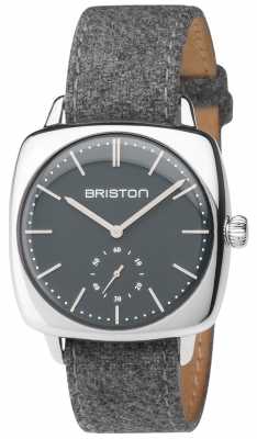 Briston Mens Clubmaster Vintage Grey Dial Grey Fabric Strap 17440.PS.V.17.LFG Briston Mens Clubmaster Vintage Grey Dial Grey Fabric Strap 17440.PS.V.17.LFG