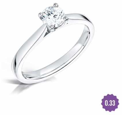 Certified Diamond 0.31ct H SI1 GIA Diamond Engagement Ring FCD28380 Certified Diamond 0.31ct H SI1 GIA Diamond Engagement Ring FCD28380