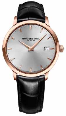 Raymond Weil Mens Toccata Silver Leather 5488-PC5-65001 Raymond Weil Mens Toccata Silver Leather 5488-PC5-65001