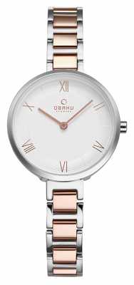 Obaku Womans VAND PEACH Wristwatch V195LXCISV Obaku Womans VAND PEACH Wristwatch V195LXCISV