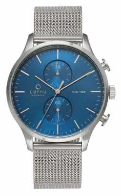 Obaku Mens GRAN CYAN V196GUCLMC Obaku Mens GRAN CYAN V196GUCLMC