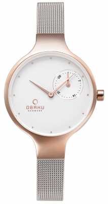 Obaku Womans ENG Rose Gold V201LDVWMC Obaku Womans ENG Rose Gold V201LDVWMC