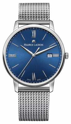 Maurice Lacroix Eliros Mens Stainless Steel Mesh Bracelet EL1118-SS002-410-1 Maurice Lacroix Eliros Mens Stainless Steel Mesh Bracelet EL1118-SS002-410-1
