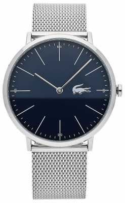 Lacoste Mens Moon Quartz Steel Mesh 2010900 Lacoste Mens Moon Quartz Steel Mesh 2010900
