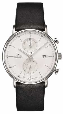 Junghans FORM C Chronoscope Calfskin Black Strap 041/4770.00 Junghans FORM C Chronoscope Calfskin Black Strap 041/4770.00