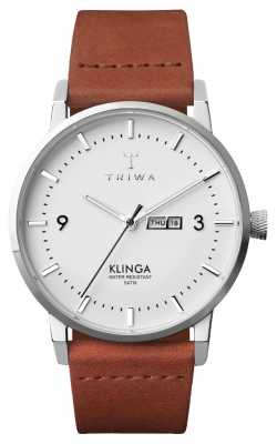 Triwa Mens Snow Klinga Brown Classic KLST109-CL010212 Triwa Mens Snow Klinga Brown Classic KLST109-CL010212