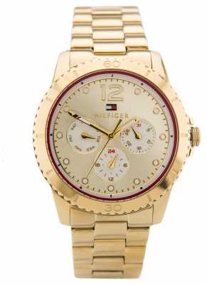 Tommy Hilfiger Womens Tessa Gold Tone Steel Gold Dial 1781583 Tommy Hilfiger Womens Tessa Gold Tone Steel Gold Dial 1781583