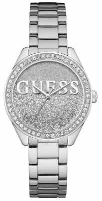 Guess Womens Glitter Girl Stainless Steel Bracelet W0987L1 Guess Womens Glitter Girl Stainless Steel Bracelet W0987L1