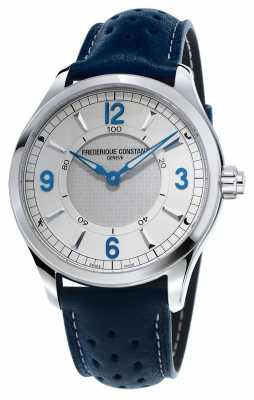 Frederique Constant Mens Horological Smartwatch Bluetooth Blue Leather Strap FC-282AS5B6 Frederique Constant Mens Horological Smartwatch Bluetooth Blue Leather Strap FC-282AS5B6