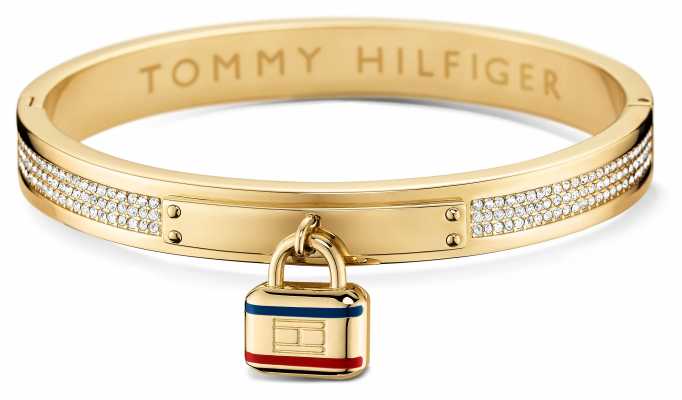 Tommy Hilfiger Womens Gold Plated Bangle 2700710 Tommy Hilfiger Womens Gold Plated Bangle 2700710