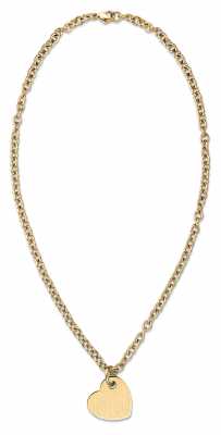 Tommy Hilfiger Womens Gold Plated Heart Necklace 2700716 Tommy Hilfiger Womens Gold Plated Heart Necklace 2700716