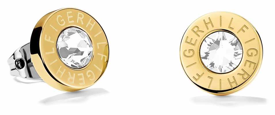 Tommy Hilfiger Womens Gold Plated Stud Earrings 2700753 Tommy Hilfiger Womens Gold Plated Stud Earrings 2700753