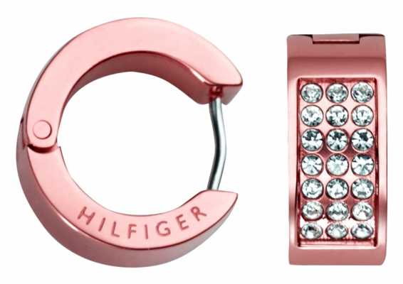 Tommy Hilfiger Womens Rose Gold Plated Earrings 2700573 Tommy Hilfiger Womens Rose Gold Plated Earrings 2700573