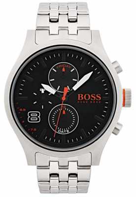 Hugo Boss Orange Mens Amsterdam Black Stainless Steel 1550024 Hugo Boss Orange Mens Amsterdam Black Stainless Steel 1550024