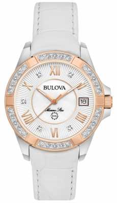 Bulova Womans Marine Star Diamond White 98R233 Bulova Womans Marine Star Diamond White 98R233