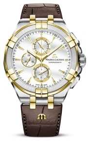 Maurice Lacroix Mens Aikon Quartz Leather AI1018-PVY11-132-1 Maurice Lacroix Mens Aikon Quartz Leather AI1018-PVY11-132-1