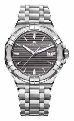 Maurice Lacroix Mens Aikon Quartz Stainless Steel Grey AL1008-SS002-332-1 Maurice Lacroix Mens Aikon Quartz Stainless Steel Grey AL1008-SS002-332-1