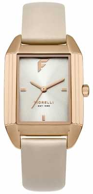 Fiorelli Womans Nude Leather Strap Camel Sunray Dial FO034CRG Fiorelli Womans Nude Leather Strap Camel Sunray Dial FO034CRG