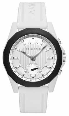 Armani Exchange CONNECTED Smart Watch White Silicone Strap AXT1000 Armani Exchange CONNECTED Smart Watch White Silicone Strap AXT1000