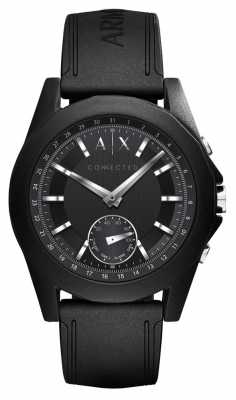 Armani Exchange CONNECTED Smart Watch Black Silicone Strap AXT1001 Armani Exchange CONNECTED Smart Watch Black Silicone Strap AXT1001