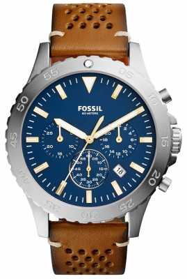 Fossil Mens Crewmaster Chronograph Blue CH3077 Fossil Mens Crewmaster Chronograph Blue CH3077