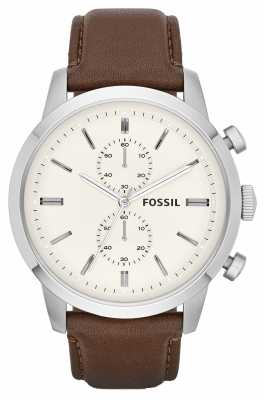 Fossil Mens Townsman Brown Leather FS4865 Fossil Mens Townsman Brown Leather FS4865
