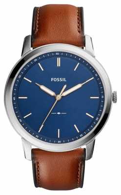 Fossil Mens Minimalist Brown Leather FS5304 Fossil Mens Minimalist Brown Leather FS5304