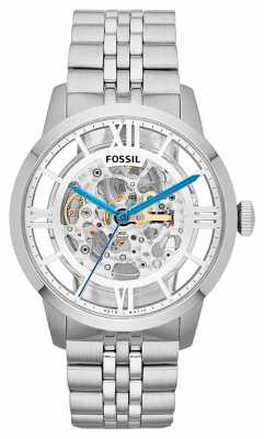 Fossil Mens Townsman Silver Metal ME3044 Fossil Mens Townsman Silver Metal ME3044