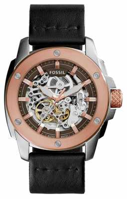 Fossil Mens Machine Black Leather ME3082 Fossil Mens Machine Black Leather ME3082