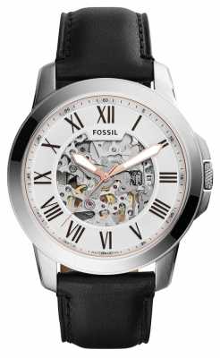 Fossil Mens Grant Black Leather ME3101 Fossil Mens Grant Black Leather ME3101