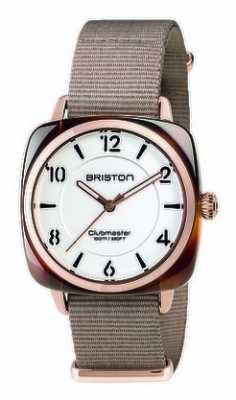 Briston Unisex Clubmaster Chic Beige Acetate PVD Rose Gold 17536.PRA.T.2.NT Briston Unisex Clubmaster Chic Beige Acetate PVD Rose Gold 17536.PRA.T.2.NT