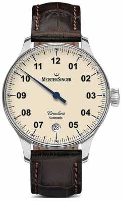 MeisterSinger Mens Circularis Automatic Ivory CC903 MeisterSinger Mens Circularis Automatic Ivory CC903