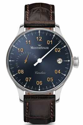 MeisterSinger Mens Circularis Power Reserve Hand Wound Sunburst Steel Grey CCP317G MeisterSinger Mens Circularis Power Reserve Hand Wound Sunburst Steel Grey CCP317G