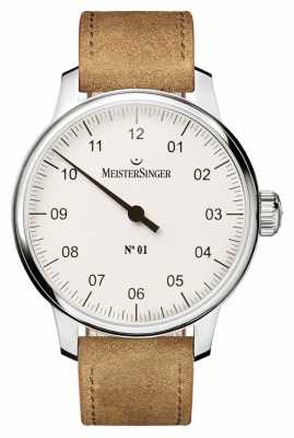MeisterSinger Mens no. 1 Classic Hand Wound Sellita White AM3301 MeisterSinger Mens no. 1 Classic Hand Wound Sellita White AM3301